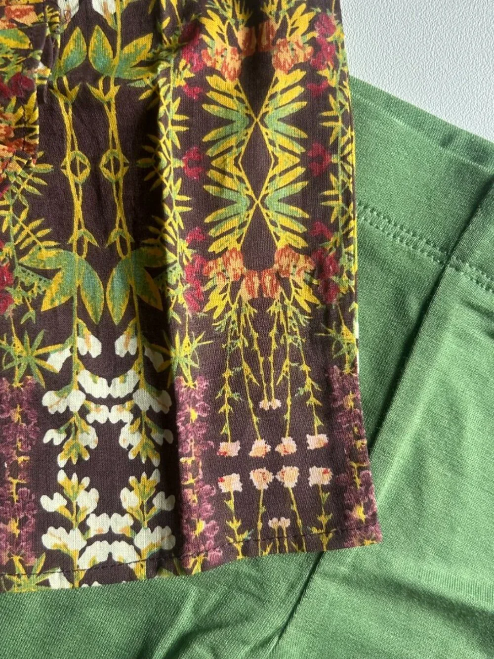 NWT Kate Quinn Baby Outfit Set 3-6M Sweet Pea Tank Green Fern Leggings
